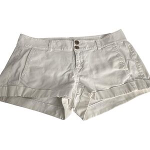 Express White High Waist Shorts Size 8